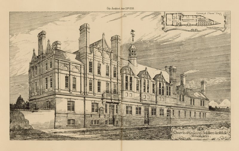 Instytut Żołnierzy Kościoła Anglii w Woolwich autorstwa English School