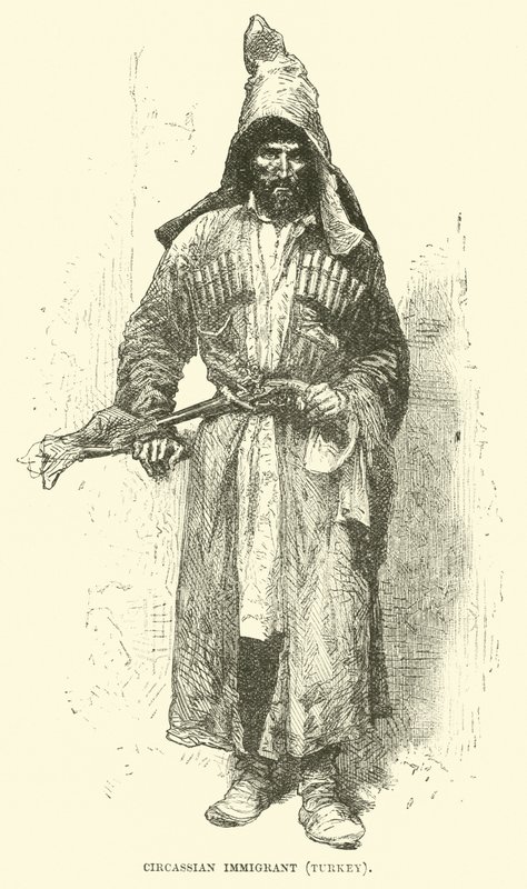 Imigrant czerkieski, Turcja autorstwa English School