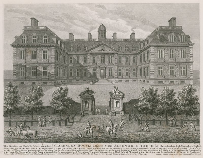 Clarendon House, znany również jako Albemarle House autorstwa English School