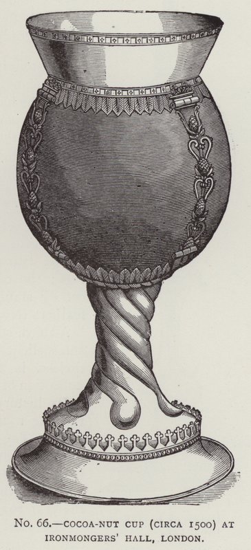 Puchar kakao-orzechów (około 1500) w Ironmongers
