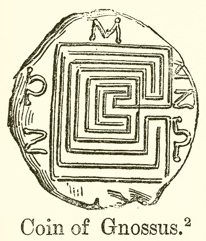 Moneta Gnossus autorstwa English School
