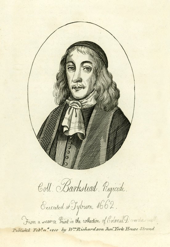 Pułkownik John Barkstead autorstwa English School