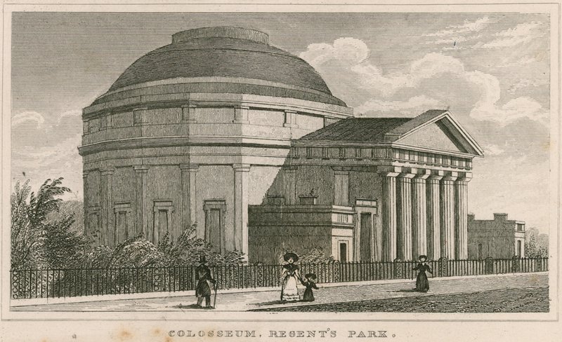 Koloseum, Regents Park, Londyn autorstwa English School