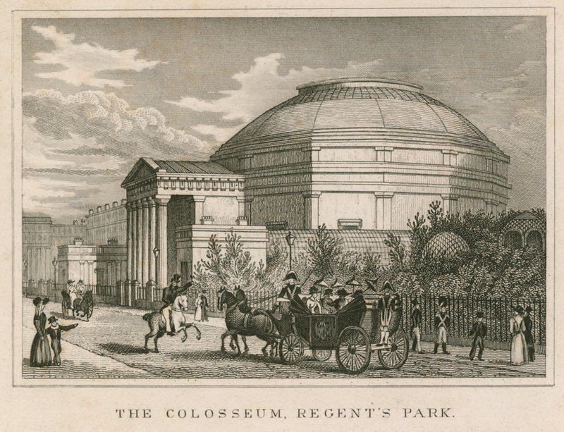 Koloseum, Regents Park, Londyn autorstwa English School