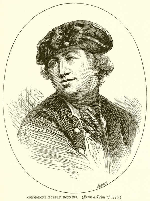 Komandor Robert Hopkins autorstwa English School
