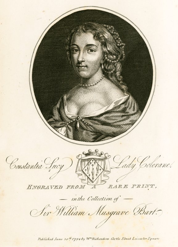 Constantia Lucy, Lady Coleraine autorstwa English School