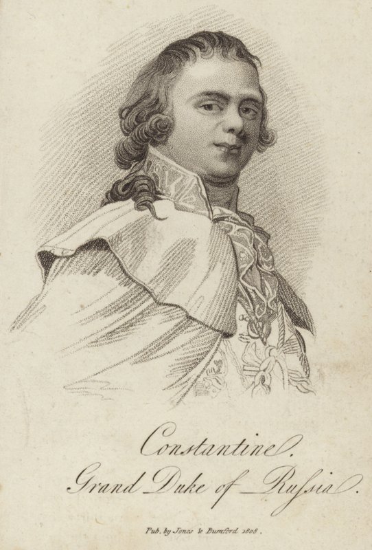 Konstantyn Pawłowicz, wielki książę Rosji autorstwa English School