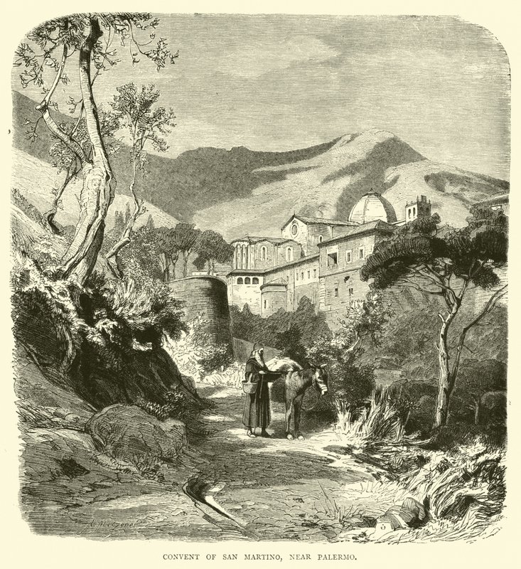 Klasztor San Martino, niedaleko Palermo autorstwa English School