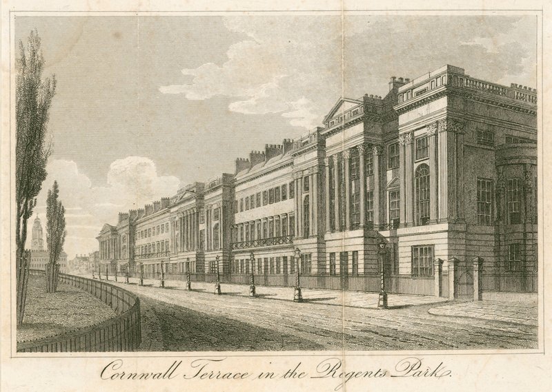 Cornwall Terrace, Regents Park, Londyn autorstwa English School