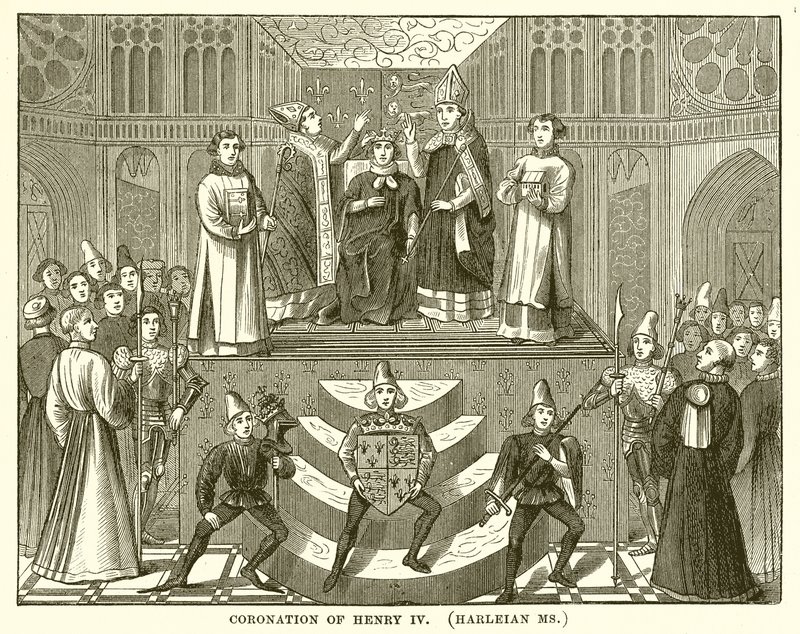 Koronacja Henryka IV. (Arleiczka Pani) autorstwa English School
