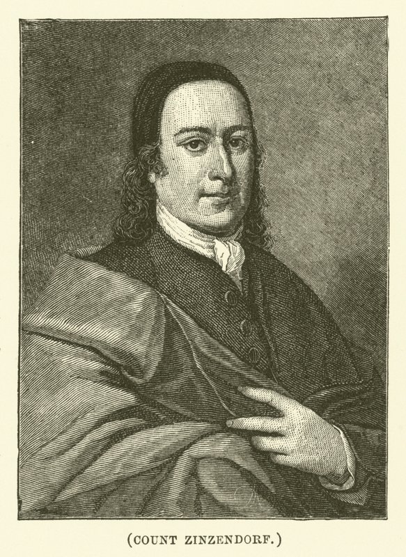 Hrabia Zinzendorf (rycina) autorstwa English School