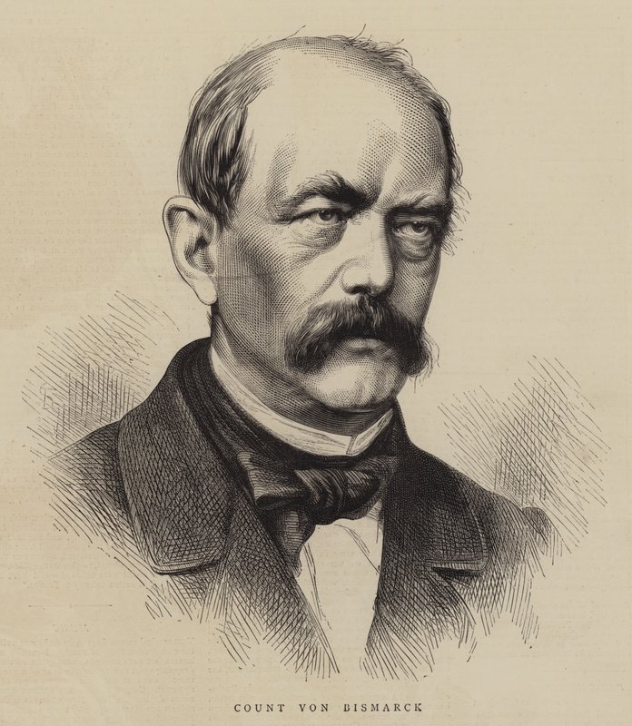 Hrabia von Bismarck (grafika) autorstwa English School