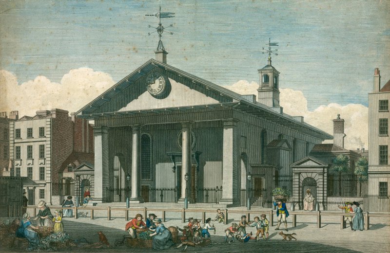 Covent Garden, Londyn autorstwa English School