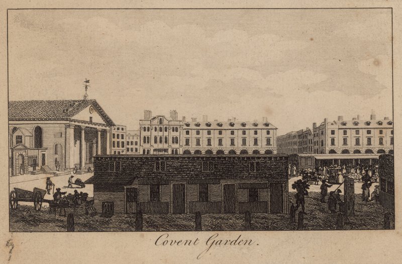 Covent Garden, Londyn autorstwa English School