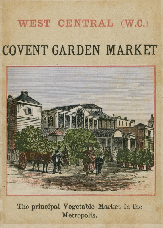 Targ w Covent Garden autorstwa English School