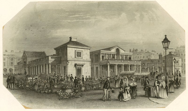 Covent Garden Market, Londyn autorstwa English School