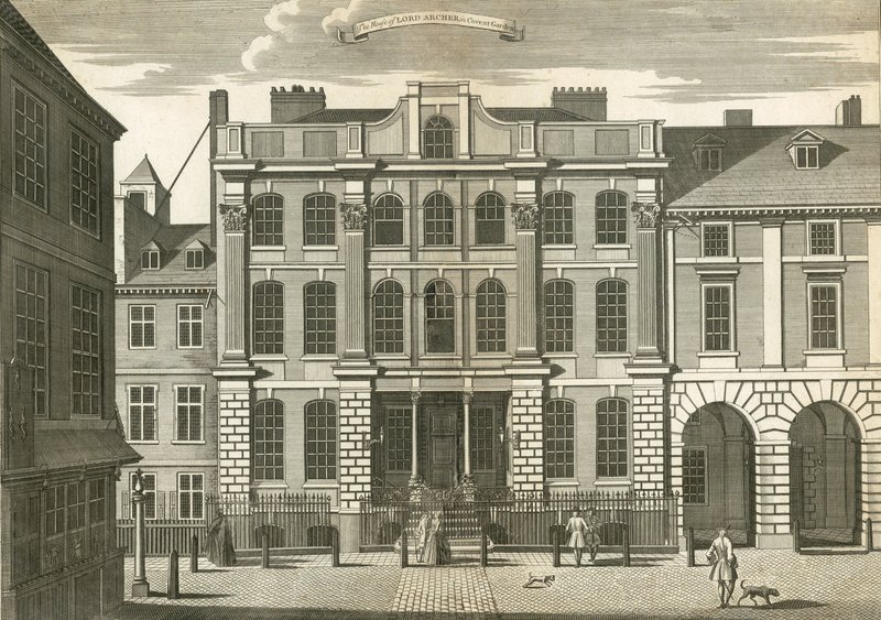 Covent Garden Market, Londyn autorstwa English School