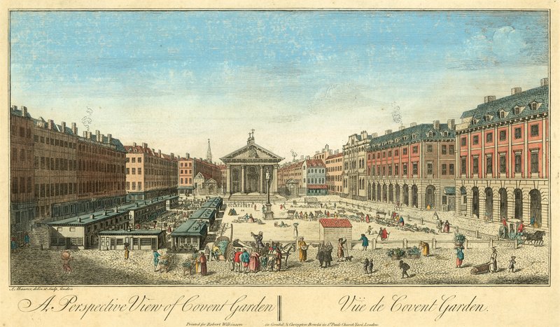 Covent Garden Market, Londyn autorstwa English School