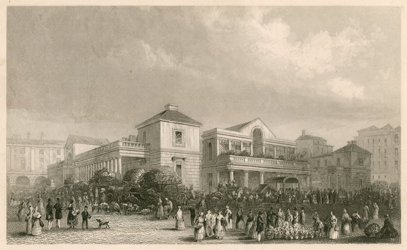 Covent Garden Market, Londyn autorstwa English School