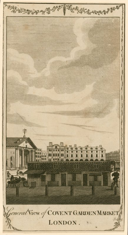 Covent Garden Market, Londyn autorstwa English School