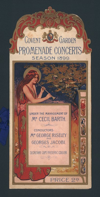 Covent Garden, koncerty na promenadzie, sezon 1899 autorstwa English School