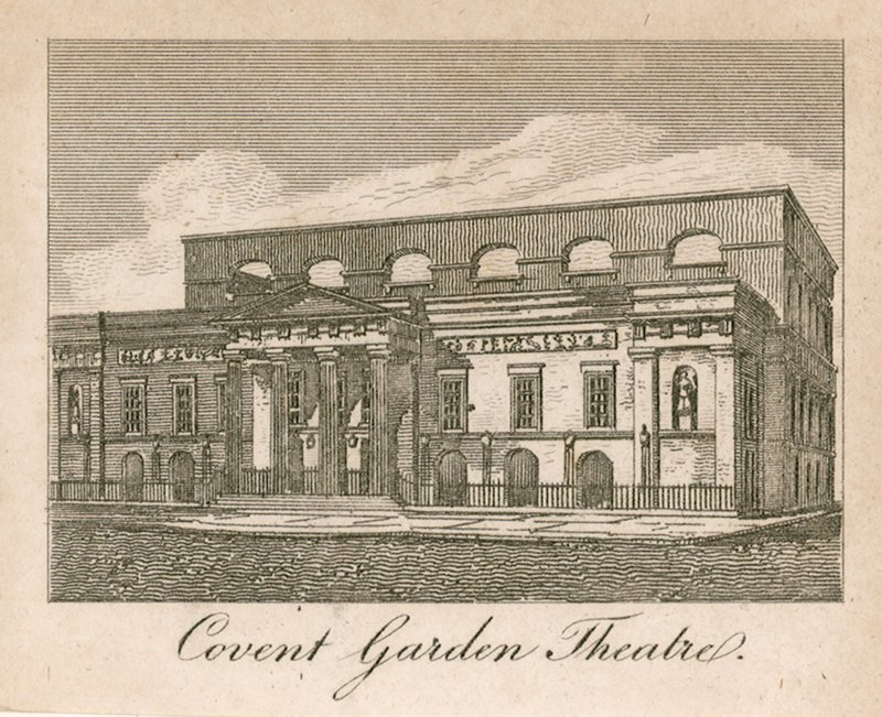 Covent Garden Theatre, Londyn autorstwa English School