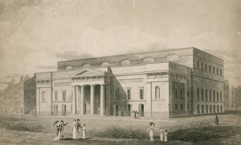 Covent Garden Theatre, Londyn autorstwa English School