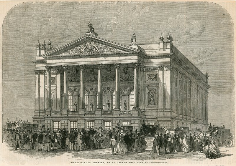 Covent Garden Theatre, Londyn - zostanie otwarty dziś wieczorem autorstwa English School