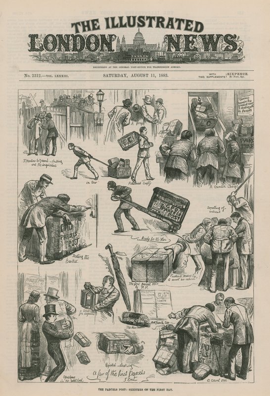 Okładka Illustrated London News autorstwa English School