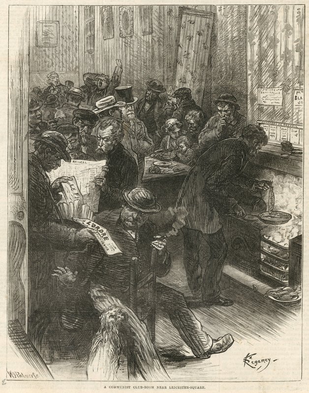 Okładka Illustrated London News autorstwa English School