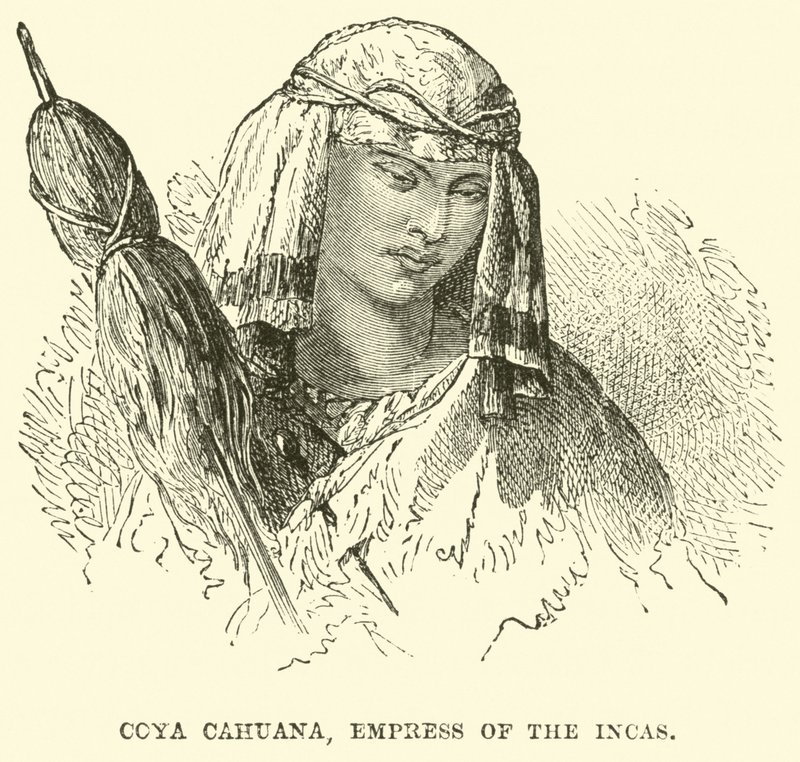 Coya Cahuana, cesarzowa Inków autorstwa English School