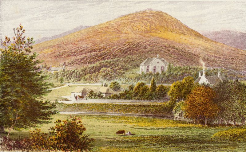 Kościół Crathie, Balmoral autorstwa English School
