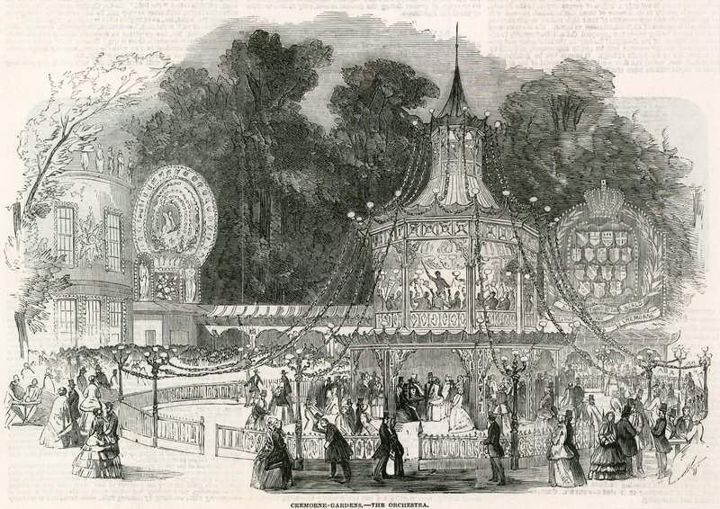 Cremorne Gardens, Londyn: Orkiestra autorstwa English School