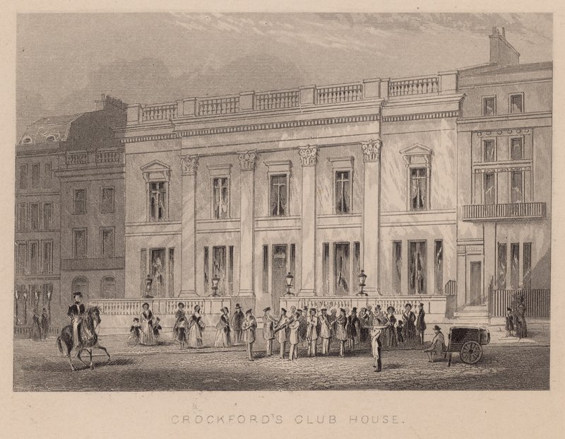 Crockfords Club House, Londyn autorstwa English School