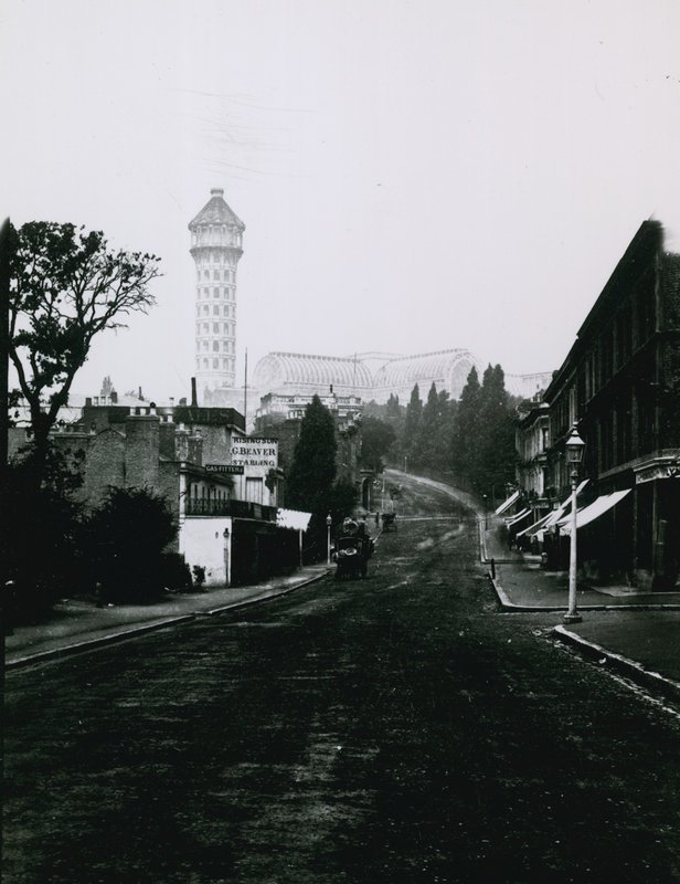 Crystal Palace, Sydenham, Londyn; fotografia autorstwa English School
