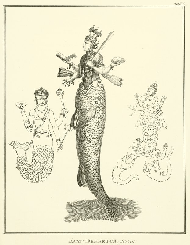 Dagon Derketos, Jonasz (grafika) autorstwa English School