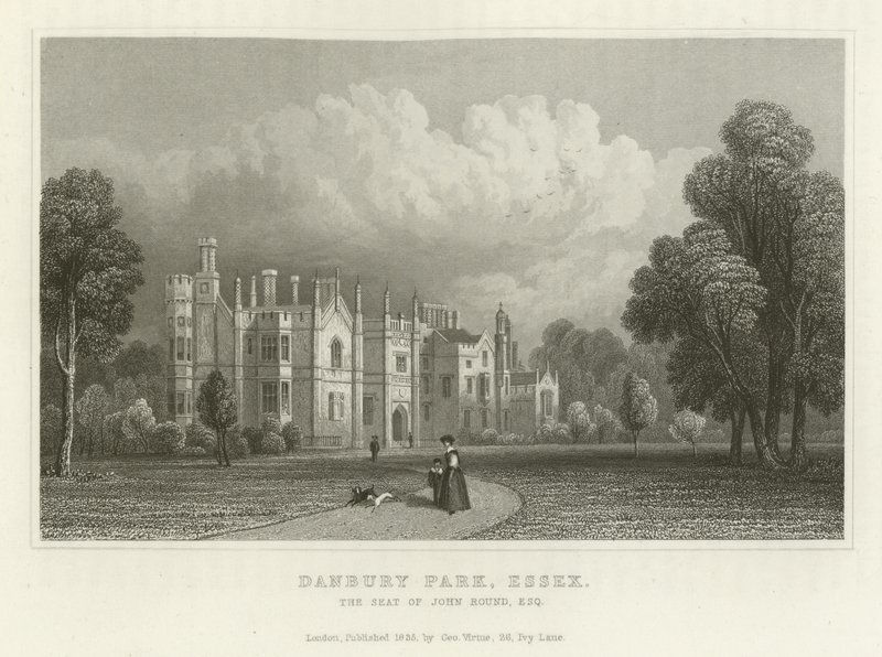 Danbury Park, Essex, siedziba Johna Rounda, Esquire autorstwa English School