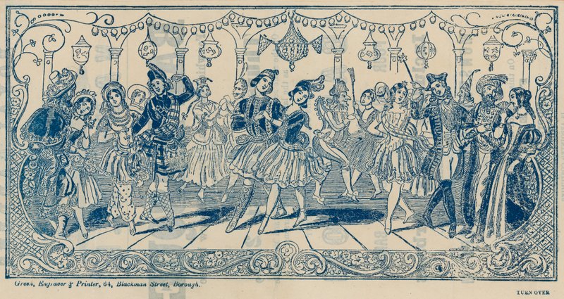 Taniec w Vauxhall Gardens w Londynie autorstwa English School