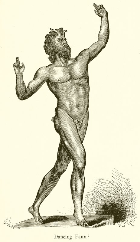 Tańczący Faun autorstwa English School
