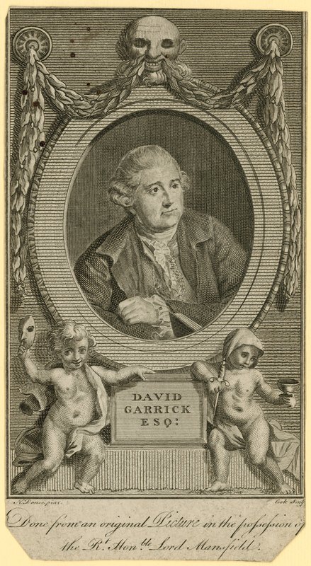 David Garrick, aktor autorstwa English School