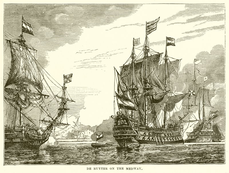 De Ruyter na Medway autorstwa English School