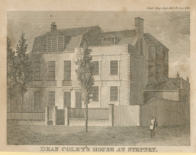 Dom Dziekana Coleta w Stepney autorstwa English School