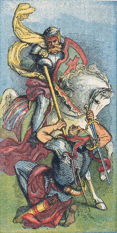 Śmierć Jamesa de Martin autorstwa English School