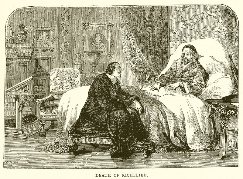 Śmierć Richelieu autorstwa English School