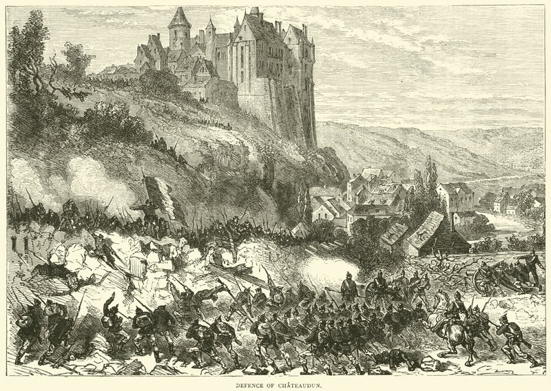 Obrona Chateaudun, październik 1870 autorstwa English School