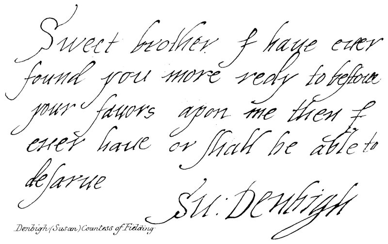 Denbigh (Susan) hrabina Fielding autorstwa English School