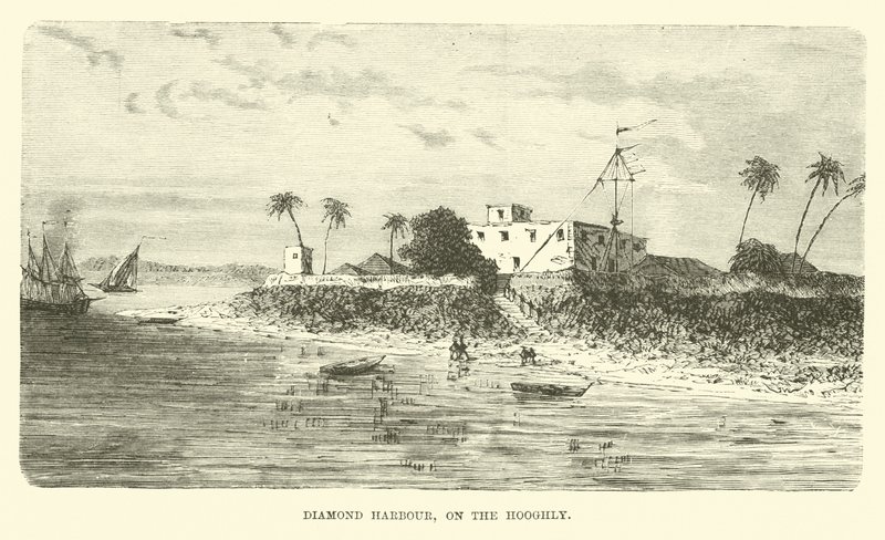 Diamond Harbor na Hooghly autorstwa English School