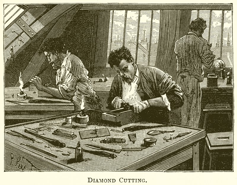 Cięcie diamentowe autorstwa English School