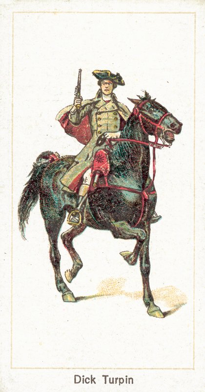 Dick Turpin (chromolitho) autorstwa English School