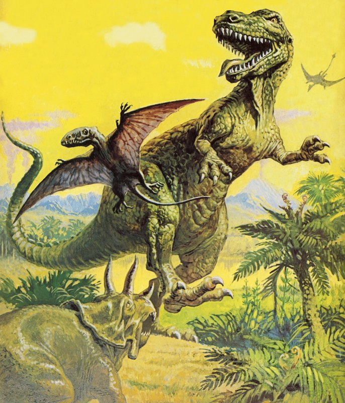 Dinozaury autorstwa English School